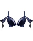 Glamour Puss Superplunge Plunge Bra Midnight Navy TKD Lingerie Scantilly Fashion CF1
