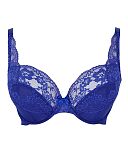 Heidi High Apex Plunge Bra Indigo