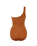 Jena One Shoulder Shaping Swimsuit Scotch TKD Lingerie Miraclesuit Fashion CB1.