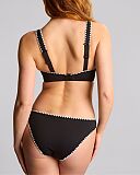 Jennifer Plunge Bikini And Brazilian Brief Aurora Black White TKD Lingerie Panache Swim Fashion B2