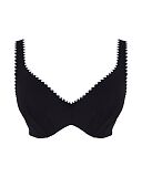 Jennifer Plunge Bikini Aurora Black White TKD Lingerie Panache Swim Fashion CF1