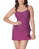 Jetty Balcony Tankini Cherry Berry Swim Skirt F1