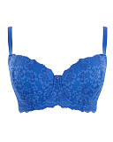 Jorja Padded Balconnet Bra Cobalt TKD Lingerie Cleo Fashion CF1