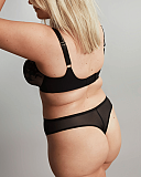 Josephine Full Cup Bra And Thong Black Latte TKD Lingerie Sculptresse Fashion B1