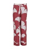 Josie Leaf Print Pants Terracotta Mix