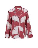 Josie Leaf Print Top Terracotta Mix