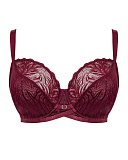 Lace Daze Balcony Bra Claret TKD Lingerie Curvy Kate Fashion CF1