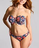 Liliflora Ashley Bandeau Bikini And Classic Brief Liliflora Print