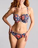 Liliflora Ashley Bandeau Bikini And Classic Brief Liliflora Print