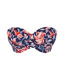Liliflora Ashley Bandeau Bikini Liliflora Print