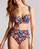 Liliflora Bette Balcony Bikini And High Waist Brief Liliflora Print