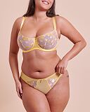 Limoncello Balcony Bra And Tanga Brief Lemon Blush