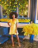 Limoncello Wrapdress Lemon White TKD Lingerie Just Peachy F2