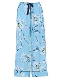 Madelyn Floral Print Pyjama Bottoms Blue Mix