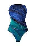Maldiva Avanti Hidden Underwire Shaping Swimsuit Blue Multi TKD Lingerie Miraclesuit Fashion CF1