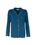 Maria Revere Jersey Top Teal TKD Lingerie Cyberjammies Fashion CF1