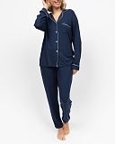 Marina Revere Jersey Pyjama Set Navy