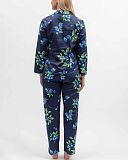 Midnight Berry Fruit Print Pyjama Set Navy Mix