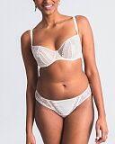 Muse Half Cup Bra And Tanga Brief Ivory TKD Lingerie Panache Core F1 Muse Half Cup Bra And Tanga Brief Ivory TKD Lingerie Panache Core F1