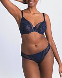 Muse Plunge Bra And Tanga Brief Dark Blue TKD Lingerie Panache Core F1 Muse Plunge Bra And Tanga Brief Dark Blue TKD Lingerie Panache Core F1