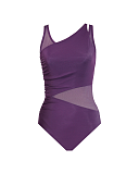 Network Azura Hidden Underwire Shaping Swimsuit Sangria TKD Lingerie Miraclesuit Fashion CF1.