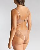Nina Balcony Bra And Brazilian Mocha TKD Lingerie Panache Core B1