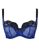 Nina Balcony Bra Blue Bows