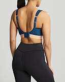 Non Wired Sports Bra Retro Navy TKD Lingerie Panache Fashion B1