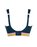 Non Wired Sports Bra Retro Navy TKD Lingerie Panache Fashion CB2