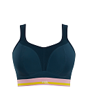 Non Wired Sports Bra Retro Navy TKD Lingerie Panache Fashion CF1