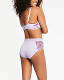 Nufit Garden Balconnet Bra Pansy Print TKD Lingerie Maison Lejaby Luxury Fashion B1