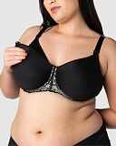 Obsession Maternity Bra And Brief Black