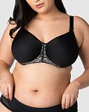 Obsession Maternity Bra And Brief Black