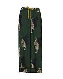Olive Leopard Print Pyjama Bottoms Olive Green Mix TKD Lingerie Cyberjammies Fashion CF1