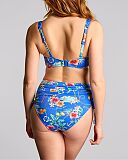 Olivia Full Cup Bikini And Midi Gather Brief Paradiso Print