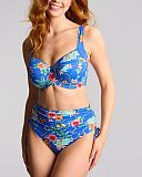 Olivia Full Cup Bikini And Midi Gather Brief Paradiso Print