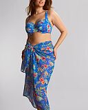 Olivia Full Cup Bikini And Sarong Paradiso Print