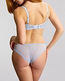 Ottilie Low Balcony Bra And Brazilian Brief Dusky Blue