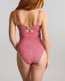 Paloma Balcony Swimsuit Red Gingham