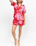 Pippa Floral Print Shorty Set Pink Mix