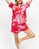 Pippa Floral Print Shorty Set Pink Mix