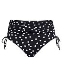 Polka Dot Midi Gather Brief Polka Dot Print