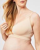 Popping Candy Basic Nursing Bralette Beige