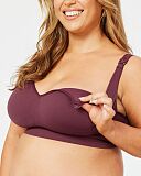 Popping Candy Basic Nursing Bralette Plum Cake Maternity TKD Lingerie F1