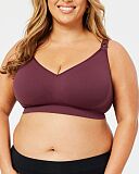 Popping Candy Basic Nursing Bralette Plum Cake Maternity TKD Lingerie F2