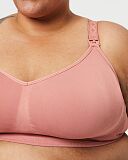 Popping Nursing Bra Rosewood