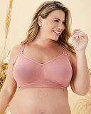 Popping Nursing Bra Rosewood