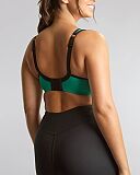Power Wired Sports Bra Green And Sports Legging Black TKD Lingerie Panache Fashion B1