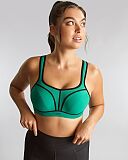 Power Wired Sports Bra Green And Sports Legging Black TKD Lingerie Panache Fashion L1