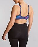 Power Wired Sports Bra Ombre Print Ink